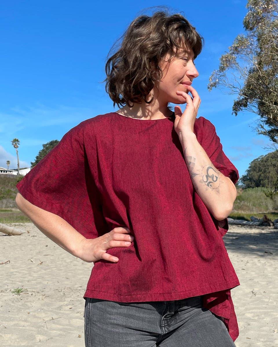 Solid Cotton Box Top boho clothing, festival outfit, hippie style apparel | Elevated Hippie