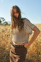 Crochet Cover Up Top boho clothing, festival outfit, hippie style apparel | Elevated Hippie