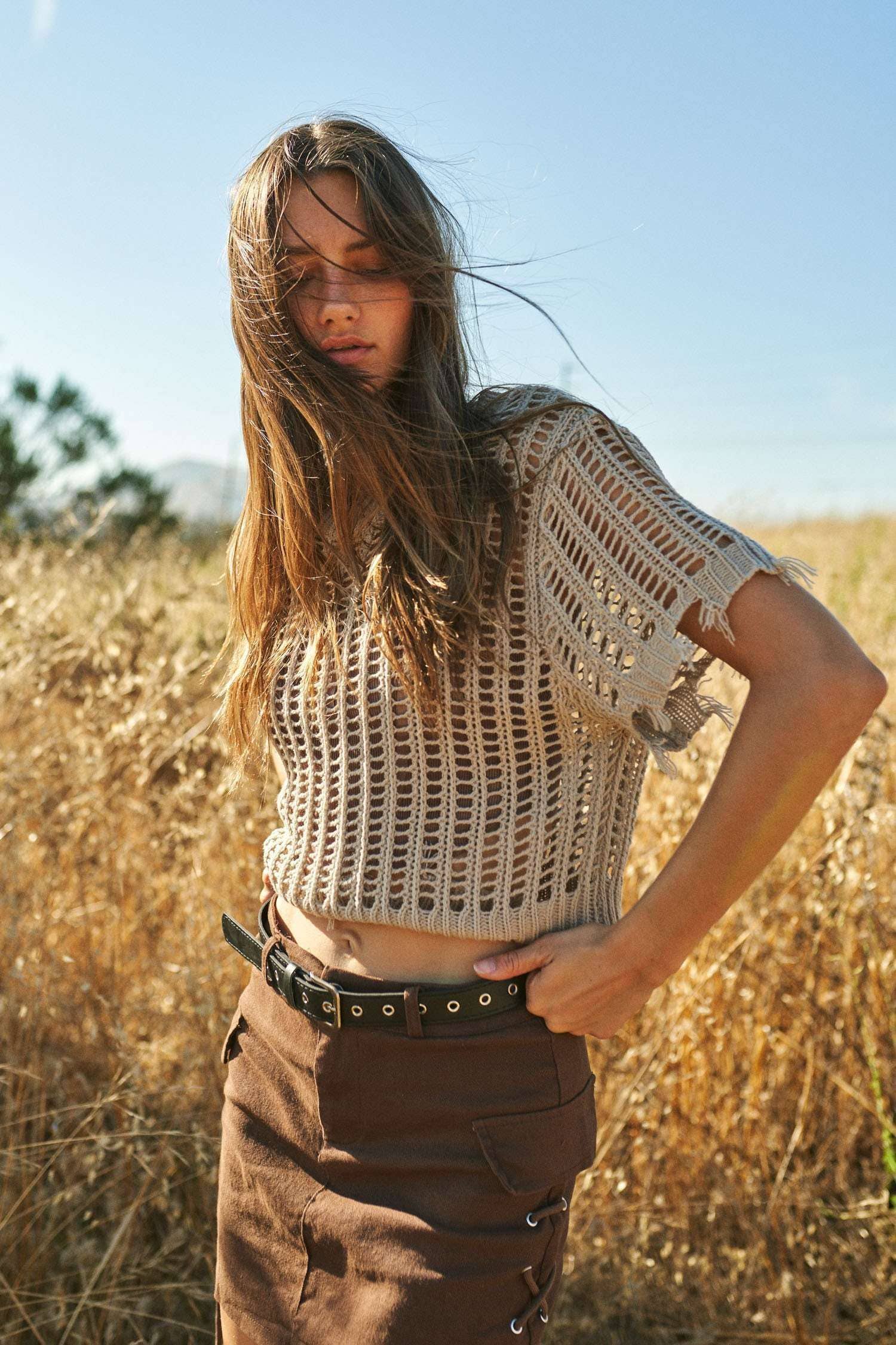 Crochet Cover Up Top boho clothing, festival outfit, hippie style apparel | Elevated Hippie