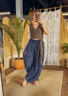Flowy Hippie Tie Dye Pants Earthy + Colorful Baggy Yoga Pant boho clothing, festival outfit, hippie style apparel | Elevated Hippie