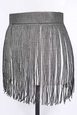 Rhinestone Slash Fringe Belt – Sparkle with Soul - The Elevated Hippie