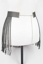 Rhinestone Slash Fringe Belt – Sparkle with Soul - The Elevated Hippie