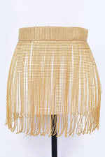 Rhinestone Slash Fringe Belt – Sparkle with Soul - The Elevated Hippie