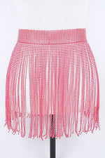 Rhinestone Slash Fringe Belt – Sparkle with Soul - The Elevated Hippie