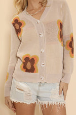 Retro flower cardigan - The Elevated Hippie