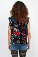 Quilted Velvet Snap Vest - The Elevated Hippie
