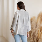 Young Threads Boho Mixed-Print Kimono Cardigan with Pockets boho clothing, festival outfit, hippie style apparel | Elevated Hippie
