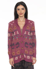 Fair Isle Mushroom Cardigan - The Elevated Hippie
