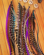 Peace + Feathers Custom Made Clip-In Hair Accessory