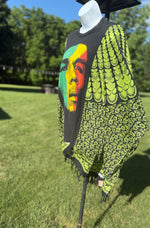 Upcycled Fabric Poncho Band / Graphic Tees - The Elevated Hippie