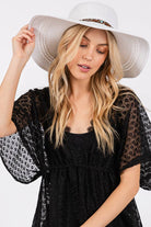 Evil Eye and Multi Design Band Wide Brim Straw Hat boho clothing, festival outfit, hippie style apparel | Elevated Hippie