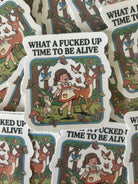 "What a Fucked Up Time to be Alive" boho clothing, festival outfit, hippie style apparel | Elevated Hippie
