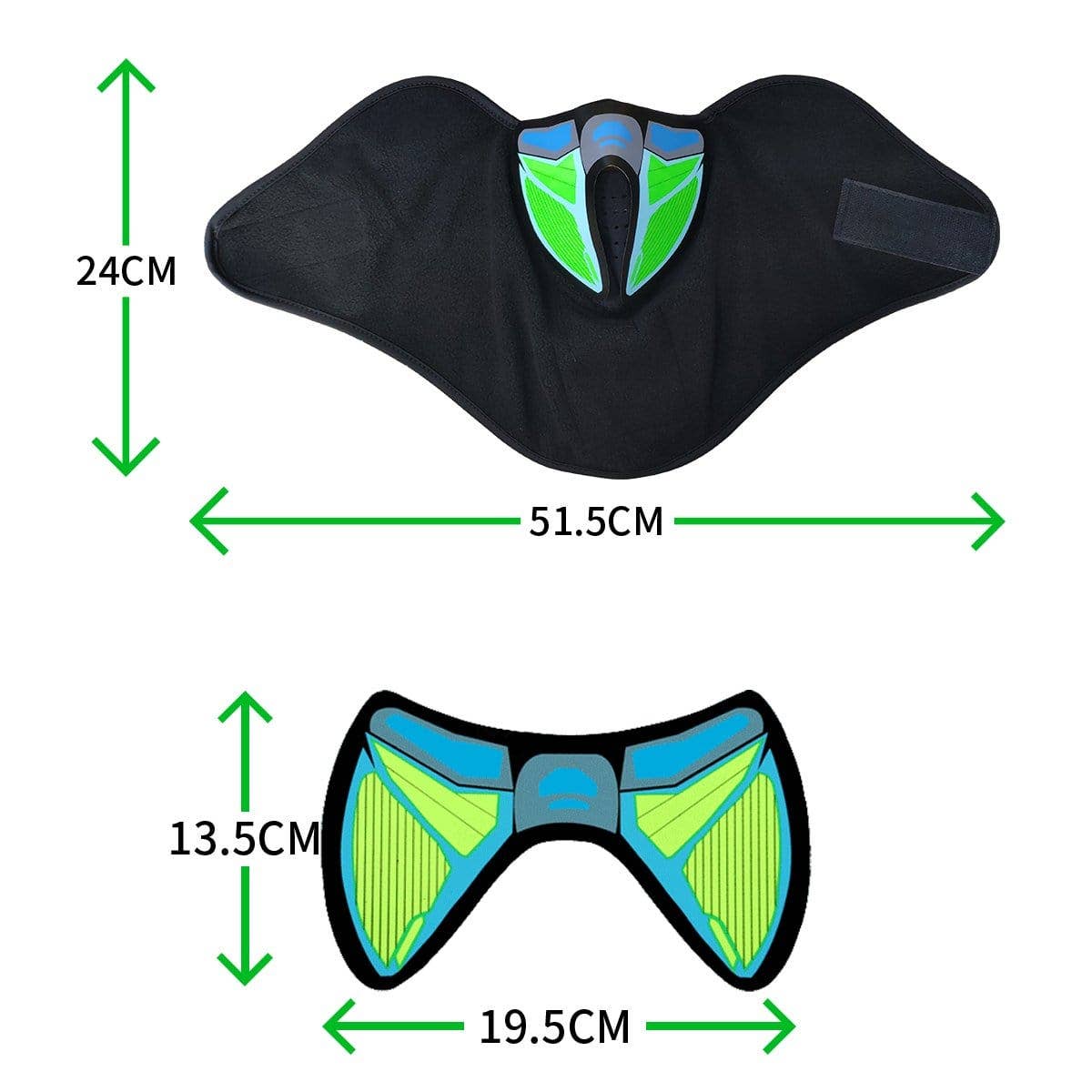 Mugsy Beatz LED Music Activate Face Masks boho clothing, festival outfit, hippie style apparel | Elevated Hippie