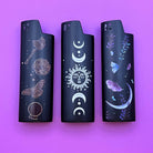 Lighter Case "Moon & Butterfly" boho clothing, festival outfit, hippie style apparel | Elevated Hippie