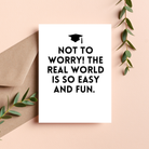Funny Graduation Card Congrats Grad Snarky boho clothing, festival outfit, hippie style apparel | Elevated Hippie