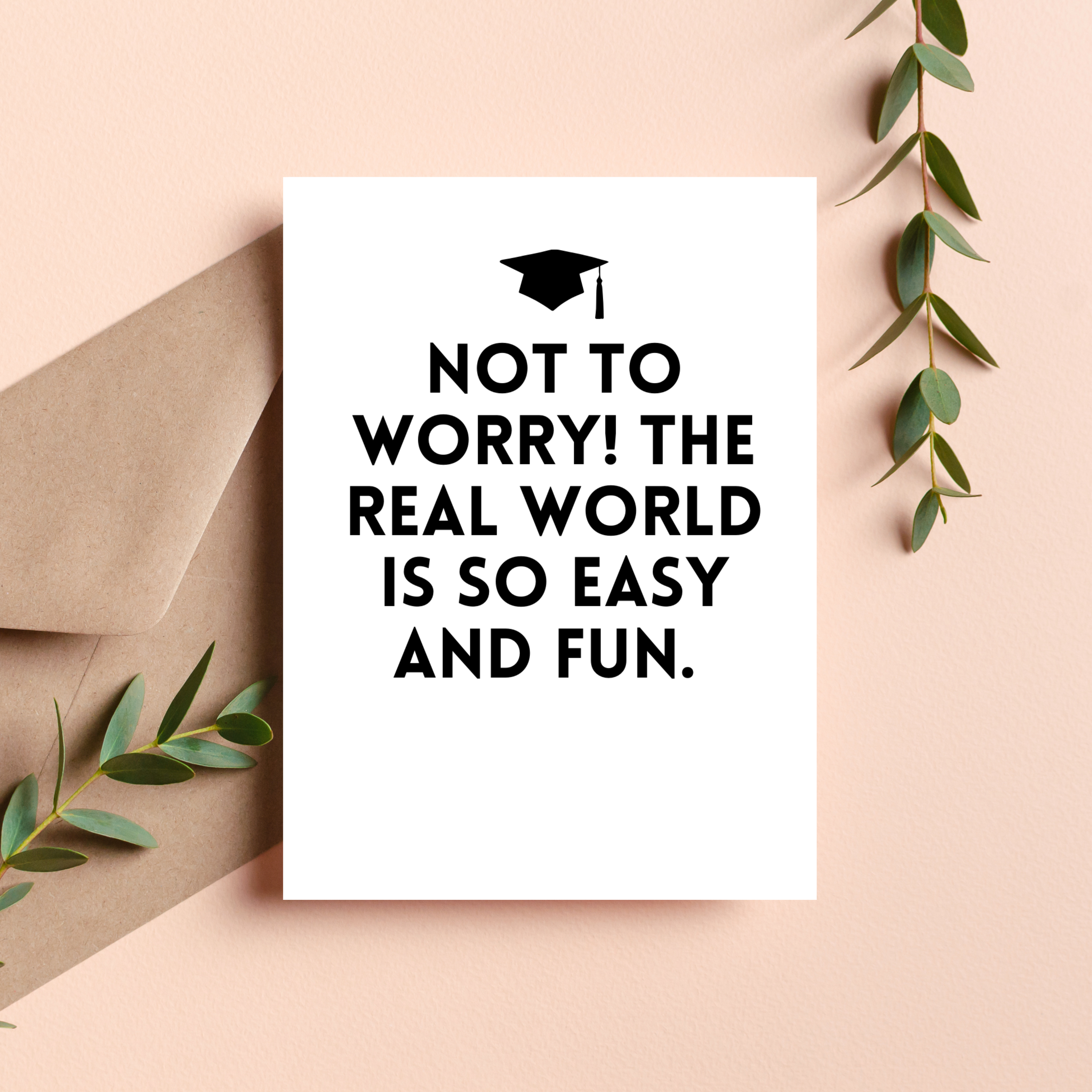 Funny Graduation Card Congrats Grad Snarky boho clothing, festival outfit, hippie style apparel | Elevated Hippie