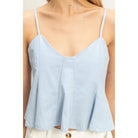 HYFVE Spaghetti Strap Peplum Top boho clothing, festival outfit, hippie style apparel | Elevated Hippie