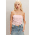 HYFVE - Strapless Lace Top With Elastic boho clothing, festival outfit, hippie style apparel | Elevated Hippie