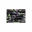 Extraction Green & Black Camo Blacklight Sexy Necksie Face Covering boho clothing, festival outfit, hippie style apparel | Elevated Hippie