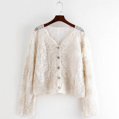 Crosa - Lace Cardigan for Women - The Elevated Hippie