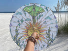 Sun and Luna Moth Parasol boho clothing, festival outfit, hippie style apparel | Elevated Hippie