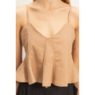 HYFVE Spaghetti Strap Peplum Top boho clothing, festival outfit, hippie style apparel | Elevated Hippie