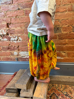 Handmade Kids Tie Dye Festival Pants – Newborn to Youth 14 – Boho Hippie Style - The Elevated Hippie