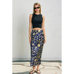 Deep Space Pull On Maxi Skirt - The Elevated Hippie