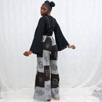 Patchwork Vibrant Wide Leg Cotton Jumpsuit - The Elevated Hippie