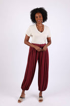 Stonewashed Harem Pants: Cuffed Hem (Fall Colors) boho clothing, festival outfit, hippie style apparel | Elevated Hippie