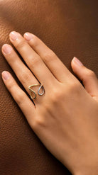 Luma Mixed Metal Adjustable Ring boho clothing, festival outfit, hippie style apparel | Elevated Hippie