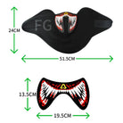 Mugsy Beatz LED Music Activate Face Masks boho clothing, festival outfit, hippie style apparel | Elevated Hippie