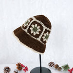 Crochet Flower Boho Hippie Bucket Hat - The Elevated Hippie