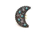 WESTERN MOON AND STAR CUFF RING boho clothing, festival outfit, hippie style apparel | Elevated Hippie
