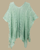 Tassel Detailed Crochet Tunic Cover Up – Boho Beach Kaftan boho clothing, festival outfit, hippie style apparel | Elevated Hippie