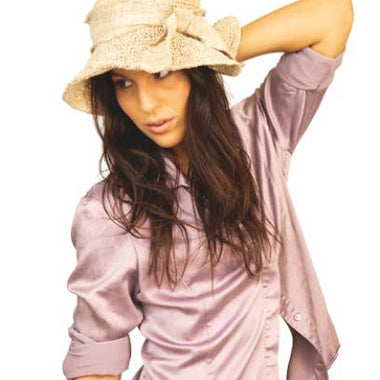 Light Yellow Hemp Sun Hat - The Elevated Hippie