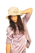 Light Yellow Hemp Sun Hat - The Elevated Hippie