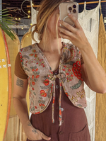 Mae Organic Cotton Velvet Vest - The Elevated Hippie