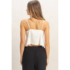 HYFVE Spaghetti Strap Peplum Top boho clothing, festival outfit, hippie style apparel | Elevated Hippie