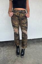 URBAN CAMO DISTRESSED JEAN Blakeley - The Elevated Hippie