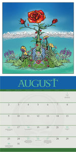 Grateful Dead 2026 Wall Calendar - The Elevated Hippie