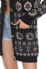 Fair Isle Celestial Cardigan - The Elevated Hippie