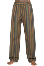Stripe Comfy Lounge Pant with Elastic Waist - The Elevated Hippie