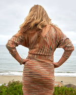 Cotton Knit V-Neck Dress - The Elevated Hippie