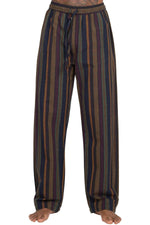 Stripe Comfy Lounge Pant with Elastic Waist - The Elevated Hippie