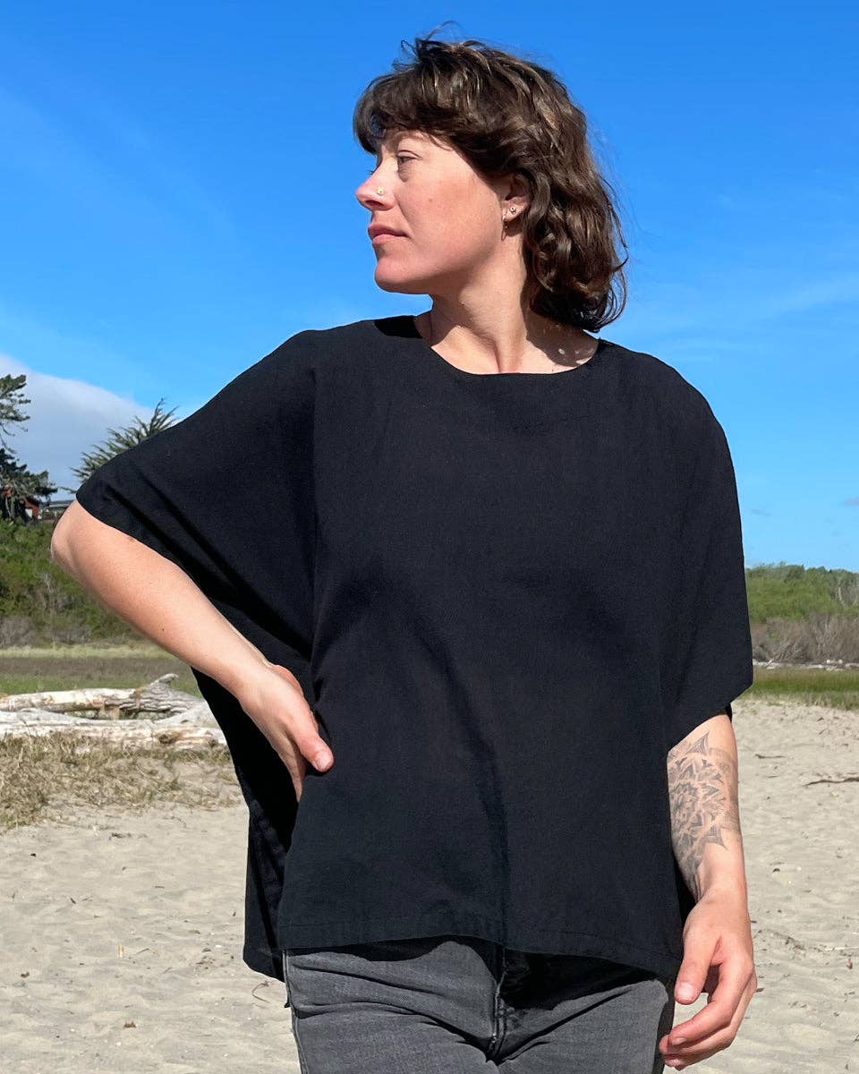 Solid Cotton Box Top boho clothing, festival outfit, hippie style apparel | Elevated Hippie