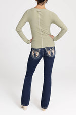 MT3251L- LONG SLEEVE TOP - The Elevated Hippie