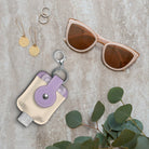 Energy Flows Hand Sanitizer Holder with Travel Bottle boho clothing, festival outfit, hippie style apparel | Elevated Hippie