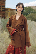 Harvest Mirage Ruffled Bell Sleeve Maxi Dress - The Elevated Hippie