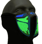 Mugsy Beatz LED Music Activate Face Masks boho clothing, festival outfit, hippie style apparel | Elevated Hippie